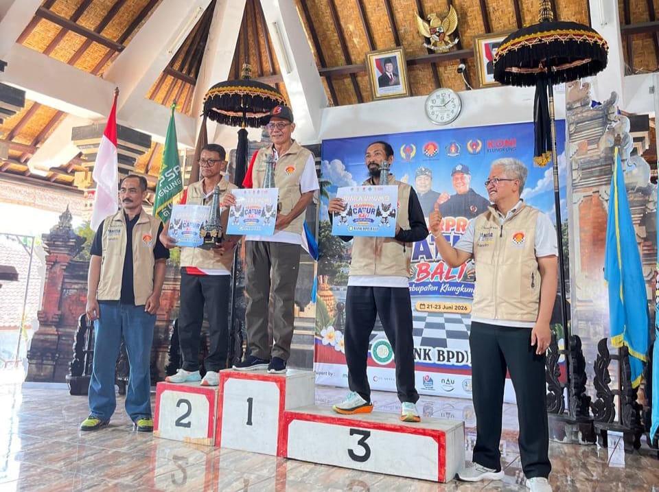 Buleleng Raih Juara Umum Kejurprov Catur Bali 2026