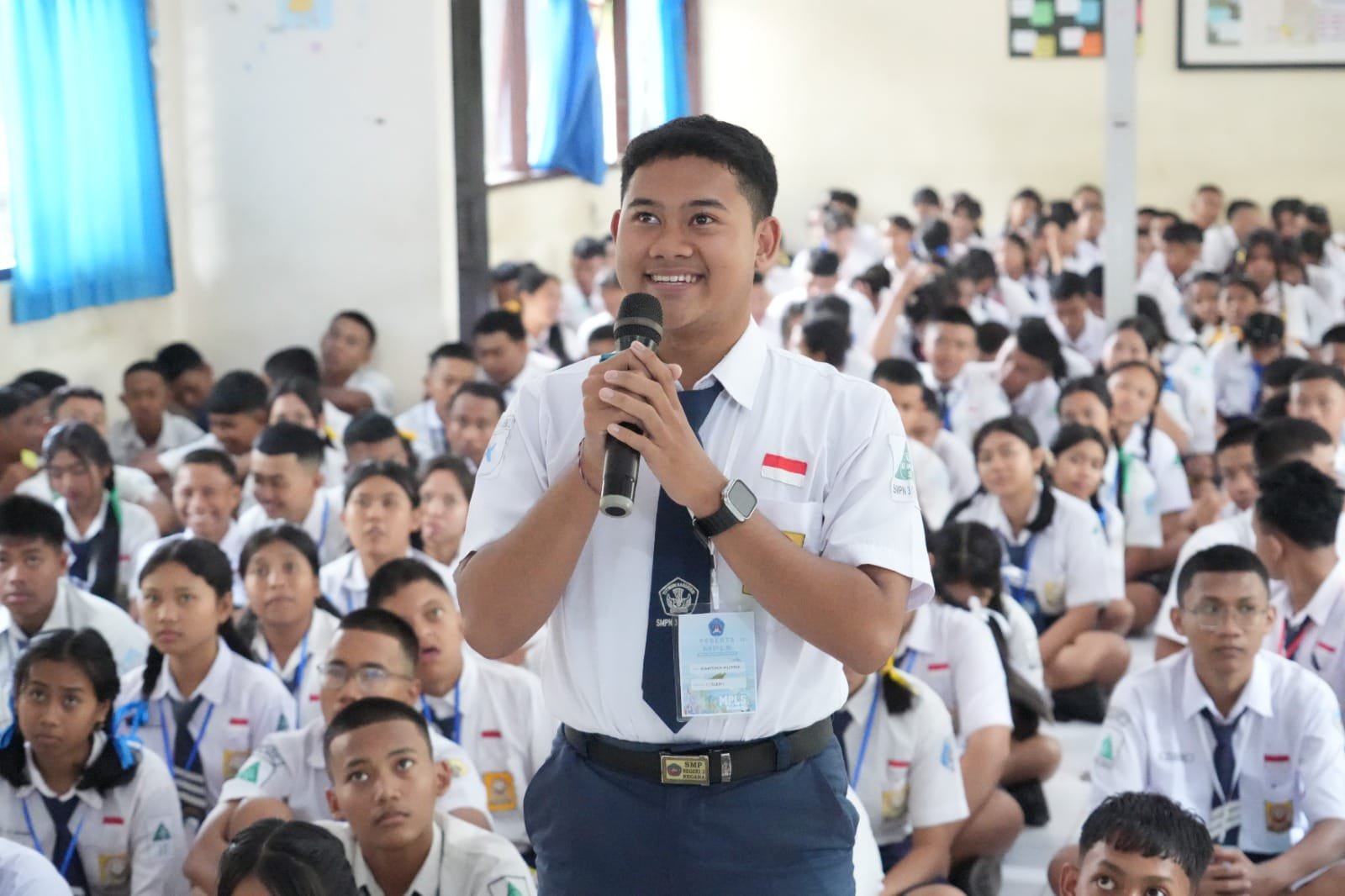 KPU Jembrana Edukasi Pemilih Pemula di MPLS