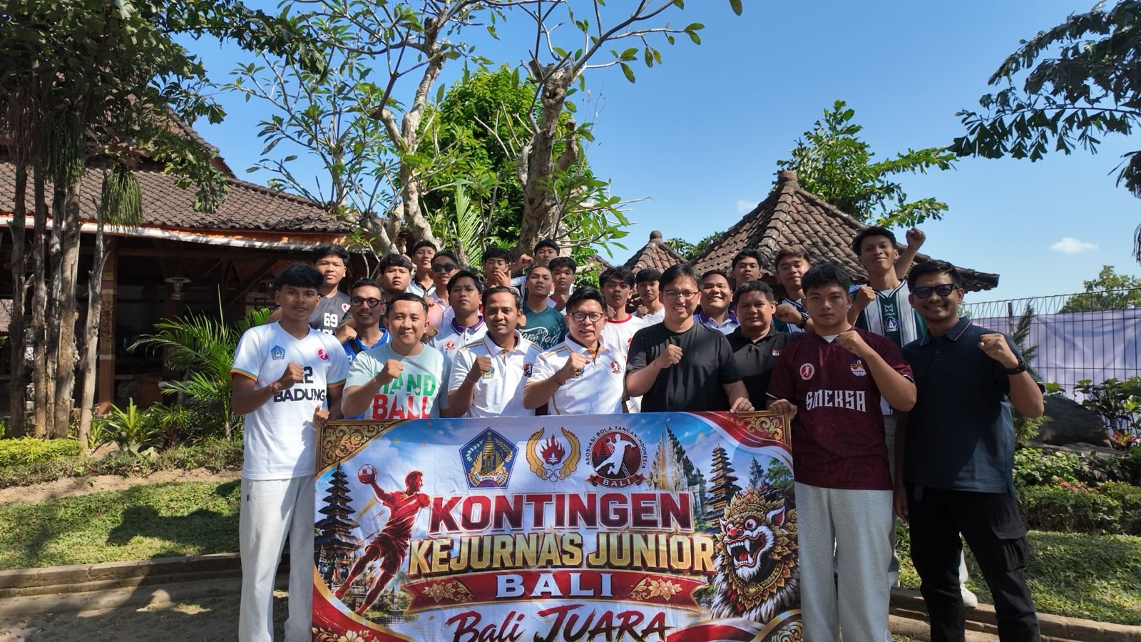 ABTI Bali Lepas Kontingen Kejurnas Bola Tangan Junior