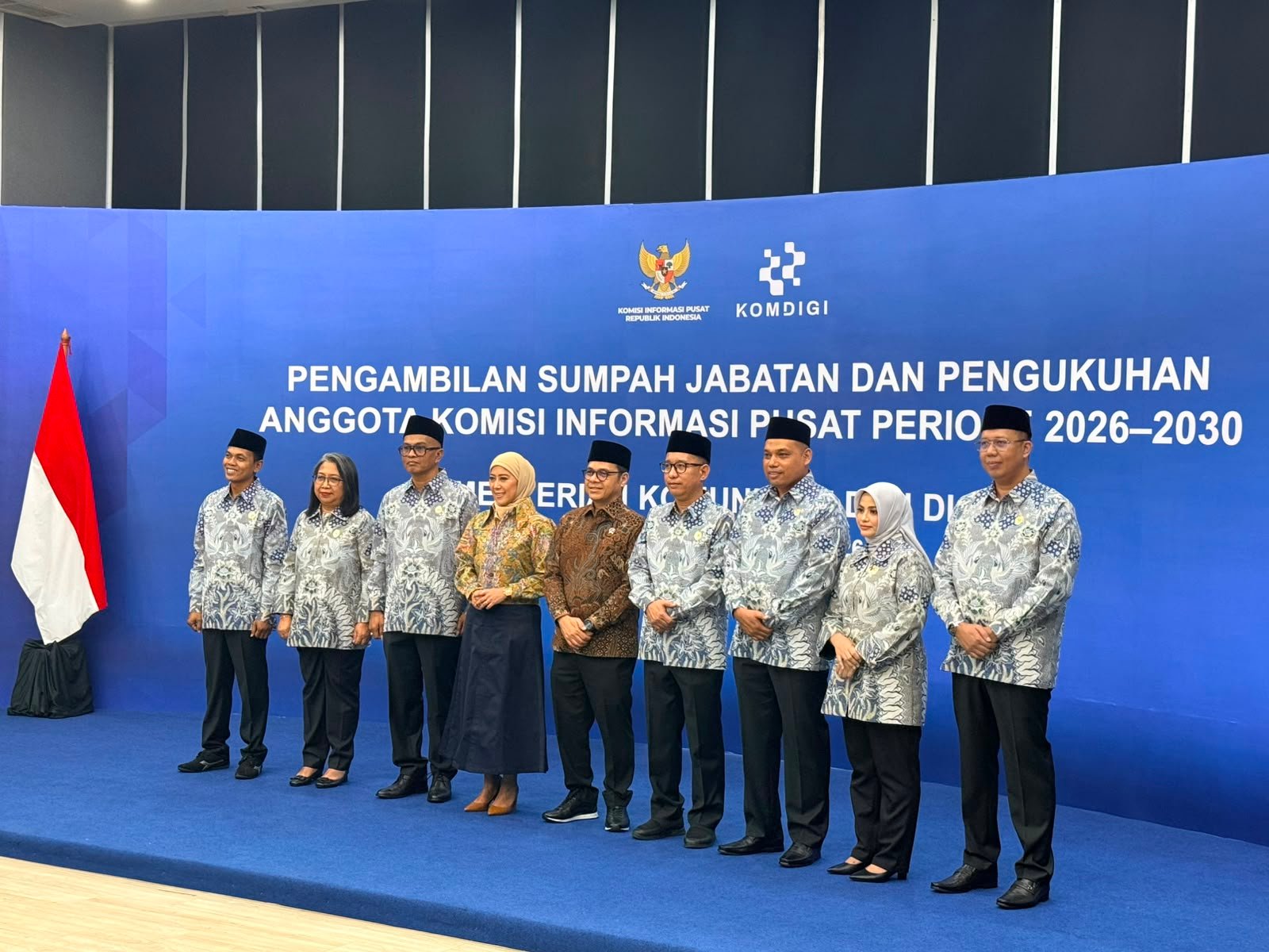 Resmi Dikukuhkan, Handoko Agung Saputro Pimpin KI Pusat Periode 2026–2030
