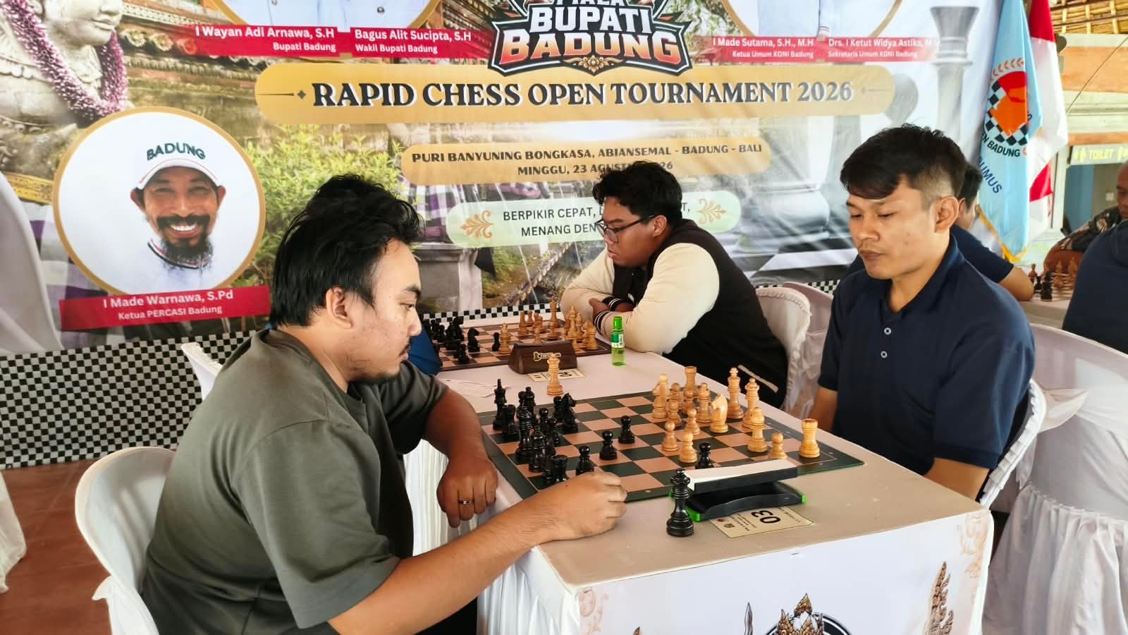Percasi Badung Sukses Gelar Turnamen Catur Cepat 2026