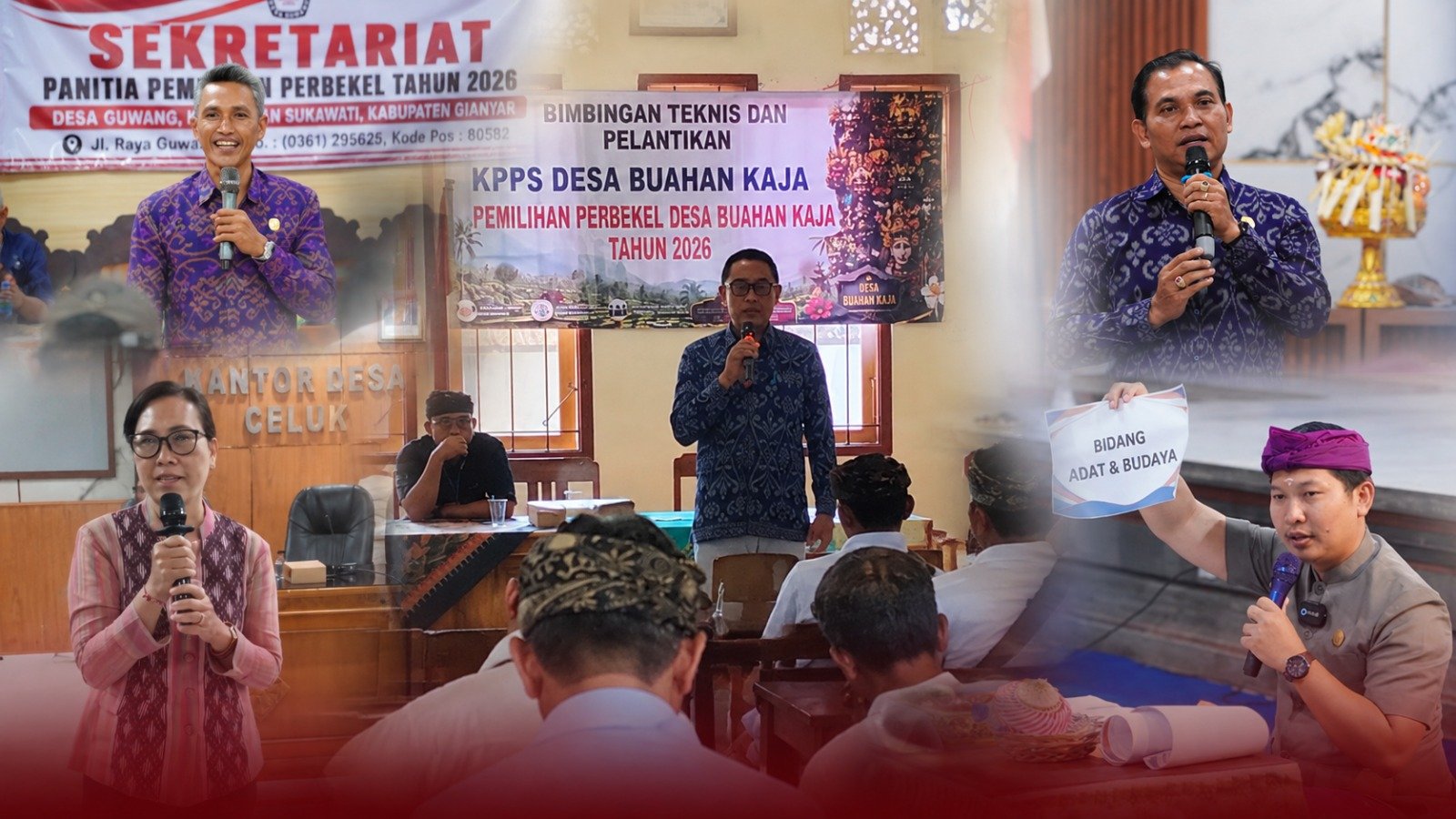 KPU Gianyar Sukseskan Rangkaian Pemilihan Perbekel Serentak 2026