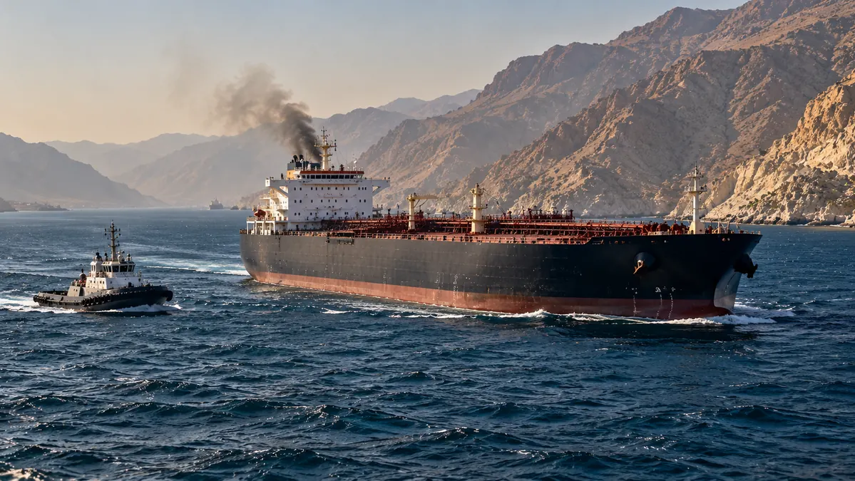 Kapal Tanker Dihantam Ranjau di Selat Hormuz, Kru Selamat; Ketegangan Maritim Meningkat